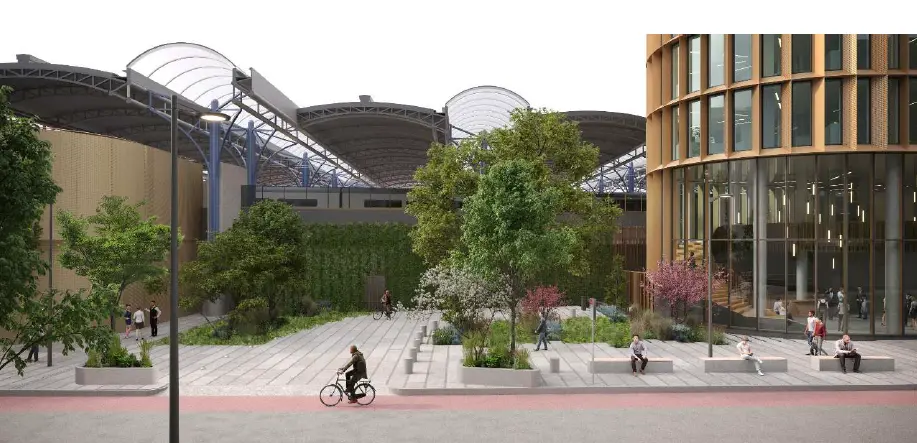3D du projet niveau rue de France - source Artbuild